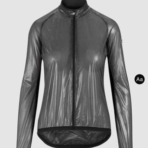 Women’s Lightweight Metallic Gray Cycling UMA GT CLIMA JACKET EVO- size small